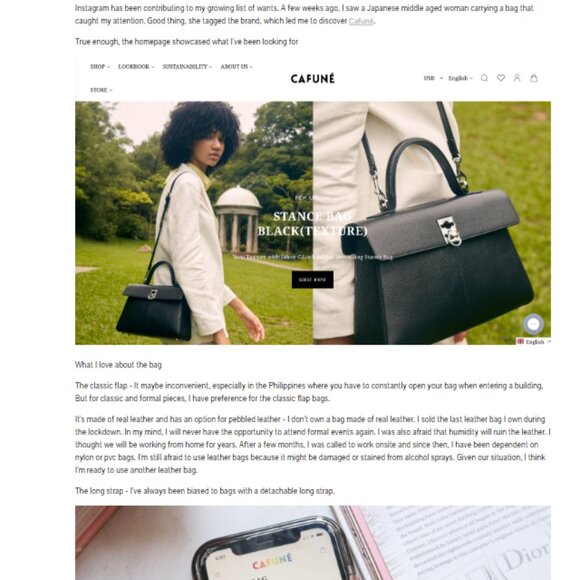 Cafune Stance Wallet in Artichoke NWT and dustbag - Picture 10 of 13